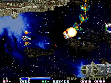 R-Type Leo (Japan rev. D) screen shot game playing